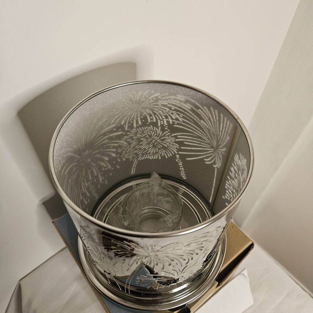 Partylite Enchanted Celebration Silver Candle Holder P 91341 NIB Retired 250th - Picture 7 of 11